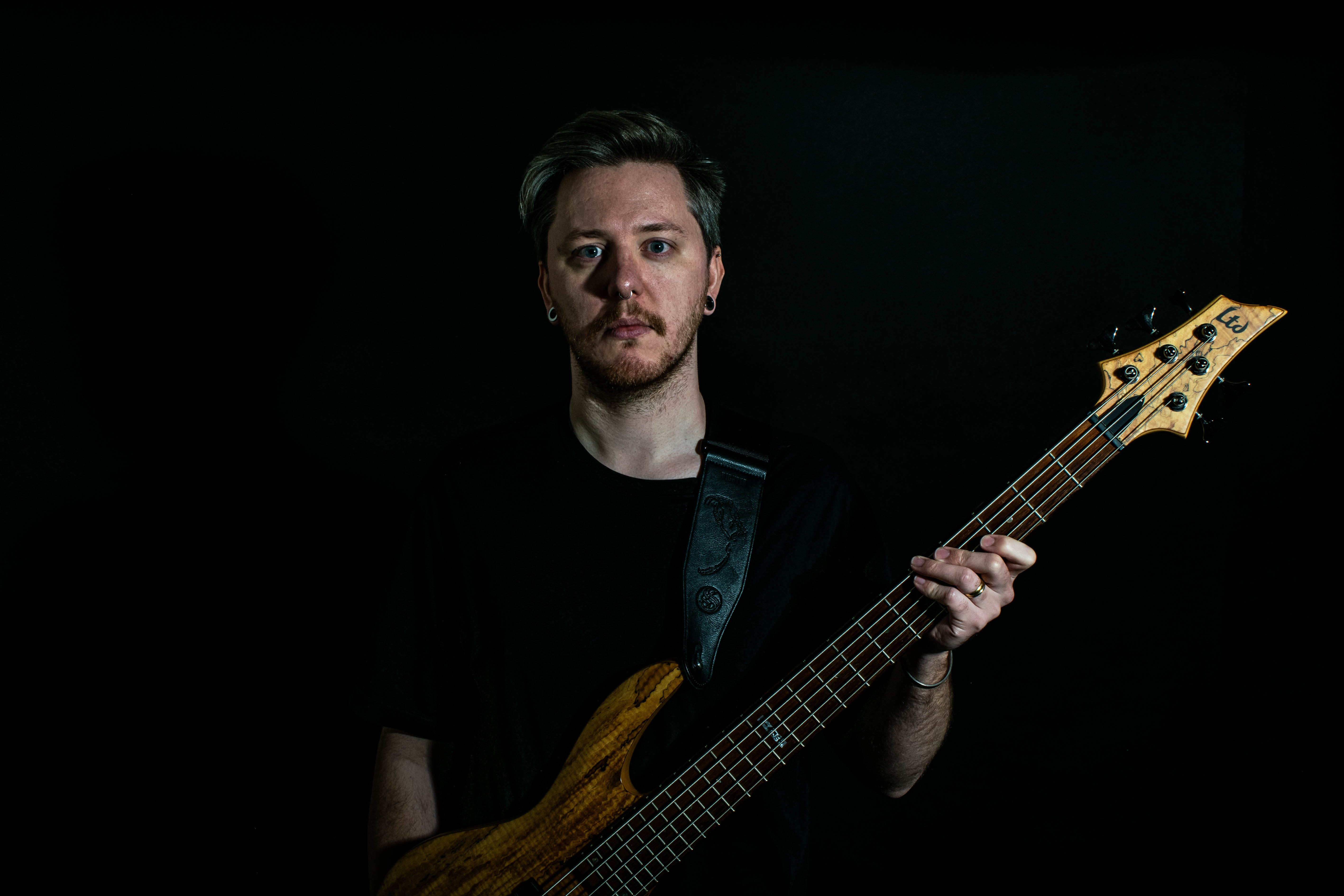 David Gallagher with guitar